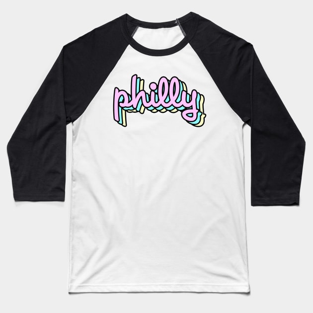 Philly Retro Baseball T-Shirt by lolosenese